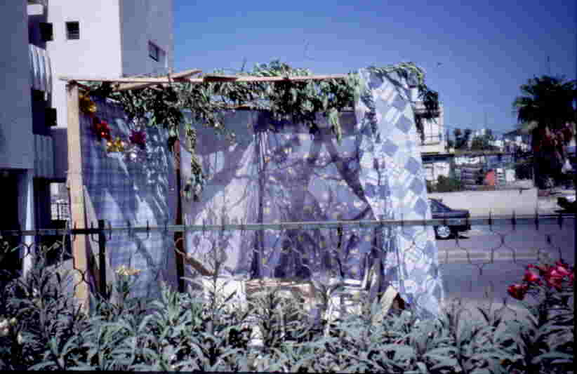 Laubhütte in Jerusalem